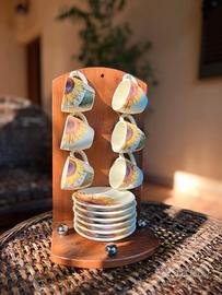 Tazzine da caffè + Piattini Ceramica  di Deruta