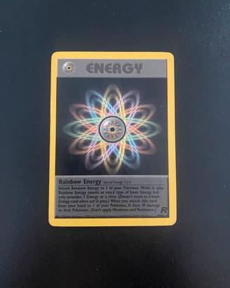 Carta Pokemon Energia Arcobaleno TR 80/82 ENG