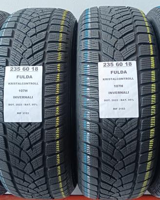 4 GOMME 235 60 18 FULDA INV RIF3153