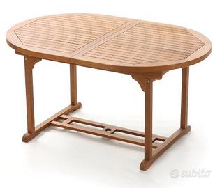 Legnoluce - tavolo da giardino + 4 sedie