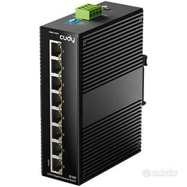 Switch Industriale Gigabit Cudy IG1008S2 8 Porte +