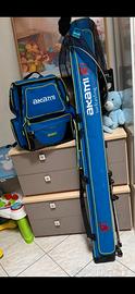 Porta canne+borsa pesca