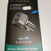 CellularLine Car Multipower 2 Pro iPhone Samsung
