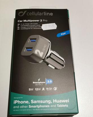 CellularLine Car Multipower 2 Pro iPhone Samsung