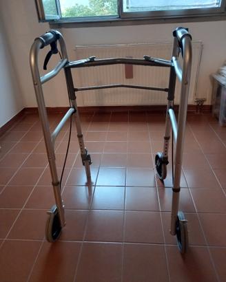 Carrellino deambulatore a rotelle