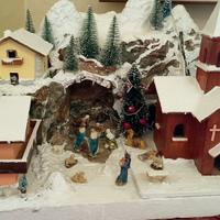  paesaggio natalizio creato artigianalmente i