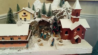  paesaggio natalizio creato artigianalmente i