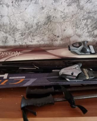 Sci Rossignol con attacchi