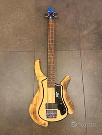 Basso Hofner Shorty Black customizzato