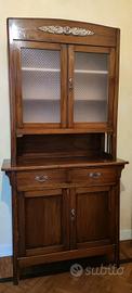 Credenza con vetrina Liberty originale 