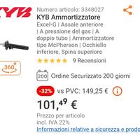 Ammortizzatori KYB NUOVI