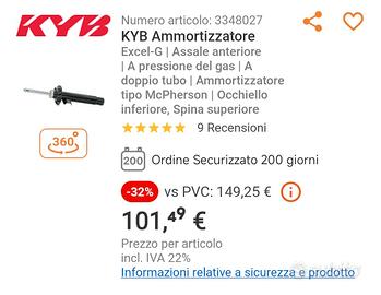 Ammortizzatori KYB NUOVI