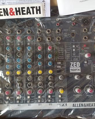 Mixer con effetti  Allen & Heath Zed 10 FX