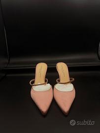 Roberto Festa Slingback Rosa Cipria Tacco Alto