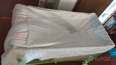lenzuolo sacco piumino e paracolpi