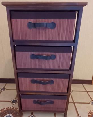 MOBILETTO ETNICO 4 CASSETTI
