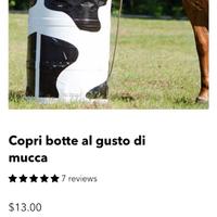 Copribidoni a fantasia mucca