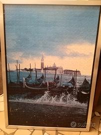 3 Puzzle di laghi incorniciati