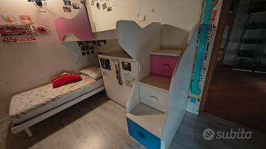 letto soppalcato per bambini