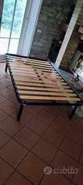 rete a doghe e materasso lastra memory foam pia