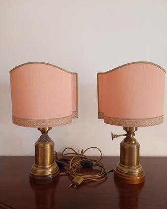 Coppia di lampade da comodino 