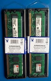 MEMORIE RAM KINGSTON 4 GB (2 x 2 GB) DDR2 800 MHz