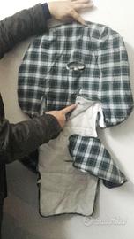 telo copri passeggino e 4 ruote