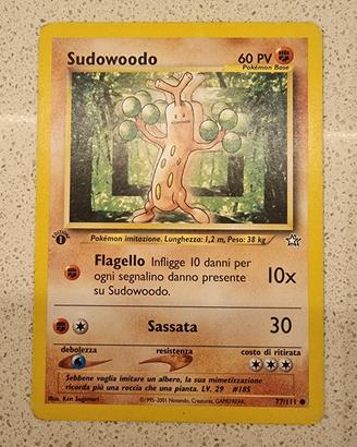 Sudowoodo prima edizione NR 77 / 64 ITA