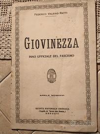 “Giovinezza” testo ufficiale