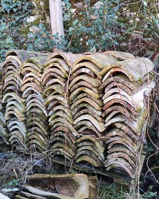 coppi antichi fatti a mano puliti e selezionati