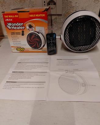 Stufetta elettrica Wonder Heater  900w+telecomando