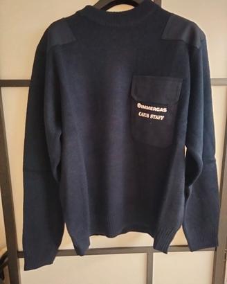 Maglione blu Tg M