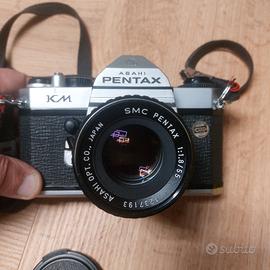 Fotocamera reflex Pentax Km asahi + accessori