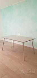 TAVOLO SKLUM rettangolare in vetro beige