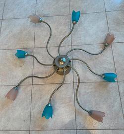 lampadario e abatjour  fatti a mano