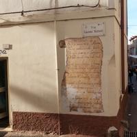 Oliena negozio storico stoffe per costumi