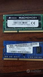 Memoria Ram per Mac e PC