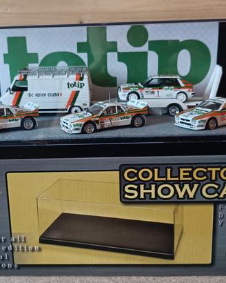 diorama garage Totip assistenza rally Lancia