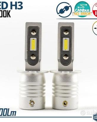 Kit Full LED H3 Luce Potente Bianco Ghiaccio 8000L