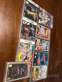 Lotto giochi misti Nintendo DS, PSP e PC