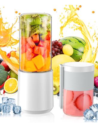 Frullatore Portatile 400ml con batteria usb