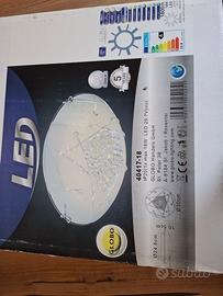 Plafoniera LED GLOBO 40417-18 – Ø30 cm – cristalli