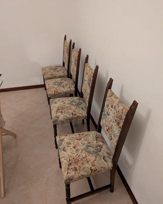 4 Sedie vintage 