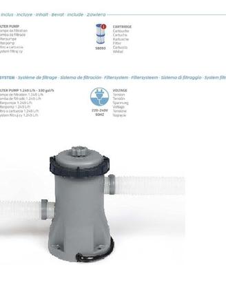 pompa filtro bestway