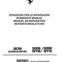 Manuale di riparazione officina Ferrari 308 328