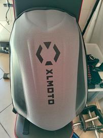 Zaino Moto XLMOTO Rigido Aerodinamico Nero Ottime