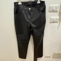 Pantaloni pelle neri gaudi 44