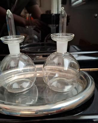Set Alessi olio e aceto con vassoio