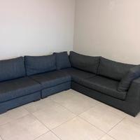 DIVANO SETTE POSTI GRIGIO  ANTRACITE 2,5m x 2,7m