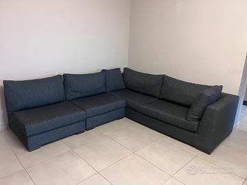 DIVANO SETTE POSTI GRIGIO  ANTRACITE 2,5m x 2,7m